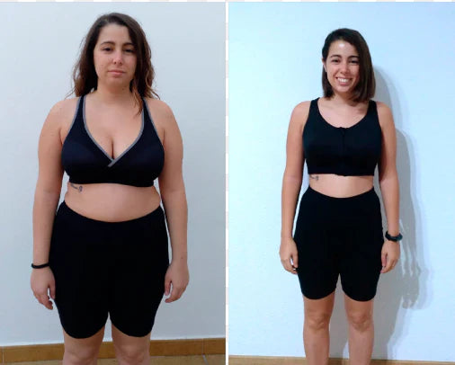 Resultado antes y después de una clienta de RYTUAL