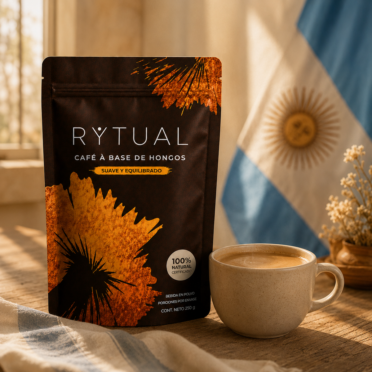 RYTUAL® - Café a base de hongos | Reducí tu hinchazón, regulá tu cortisol, recuperá tu energía.