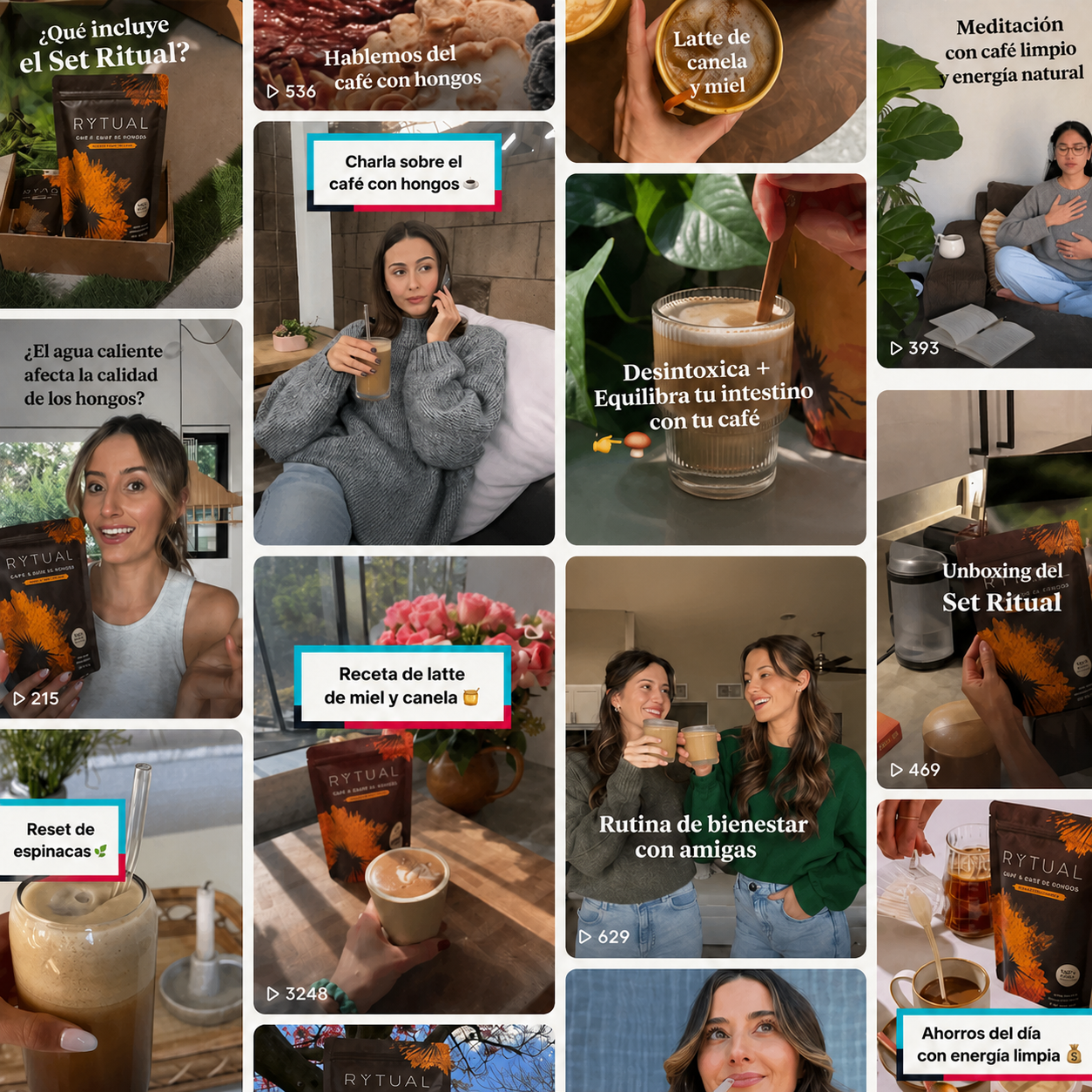 Personas incorporando RYTUAL a su rutina